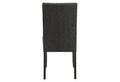 Marian Black Dining Chairs Kit Of 2 Black Fabric