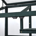 62Inch Height Wood Large Greenhouse Balcony Portable Cold Frame With Wheels And Adjustable Shelves For Outdoor Indoor Use, Forest Green Green Casual Wood Solid Wood