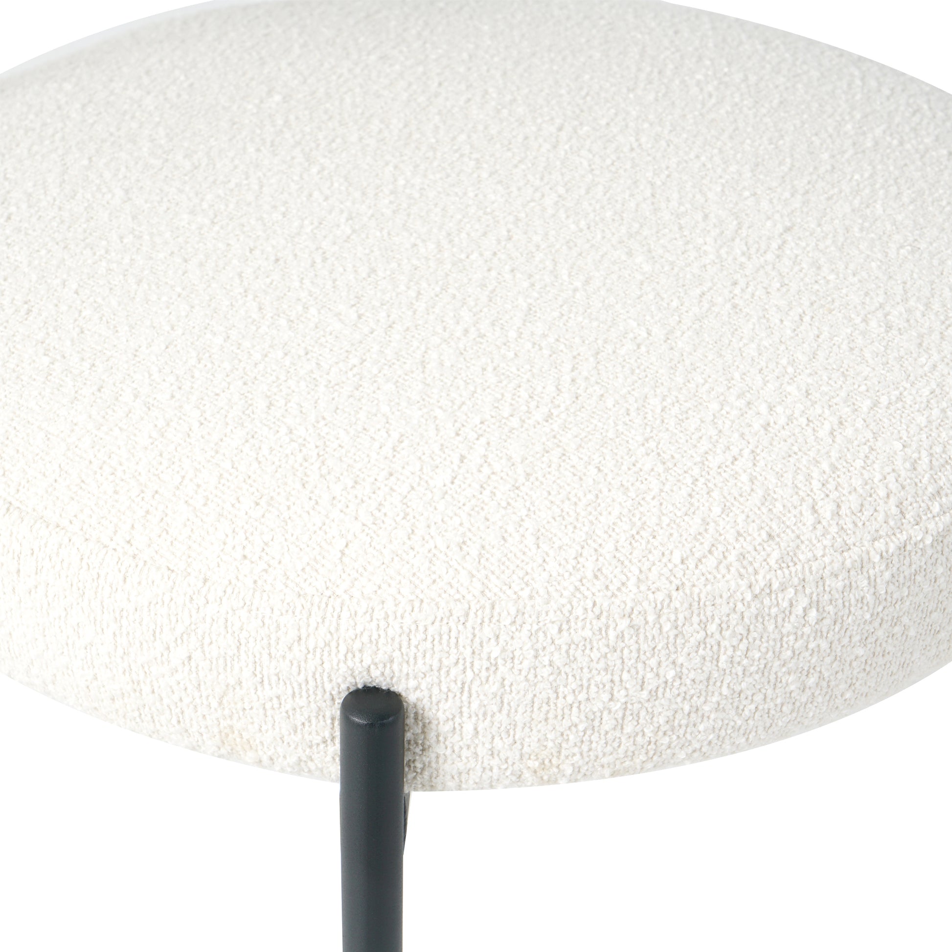 Modern Grey Simple Teddy Velvet Dining Chair Upholstered Chair Family Bedroom Stool Back Dressing, Black Round Table Set,Bentwood Covered With Ash Veneer Chair Back,Chair Black Metal Legs Set Of 3 Black Mdf