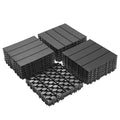 Plastic Interlocking Deck Tiles, 11.8