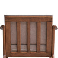 Light Brown And Brown Accent Chair With Removable Cushion Brown Primary Living Space Modern Wood Fabric