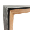 Black Natural Wooden Console Table Narrow Entryway Table Modern Couch Table Small Entry Way Tables, Easy Assembly, Multi Colors Black Natural Distressed Finish Desk Top Dining Room Mix Match,Modern Floor Mount Rectangular Console Tables Powder Coated