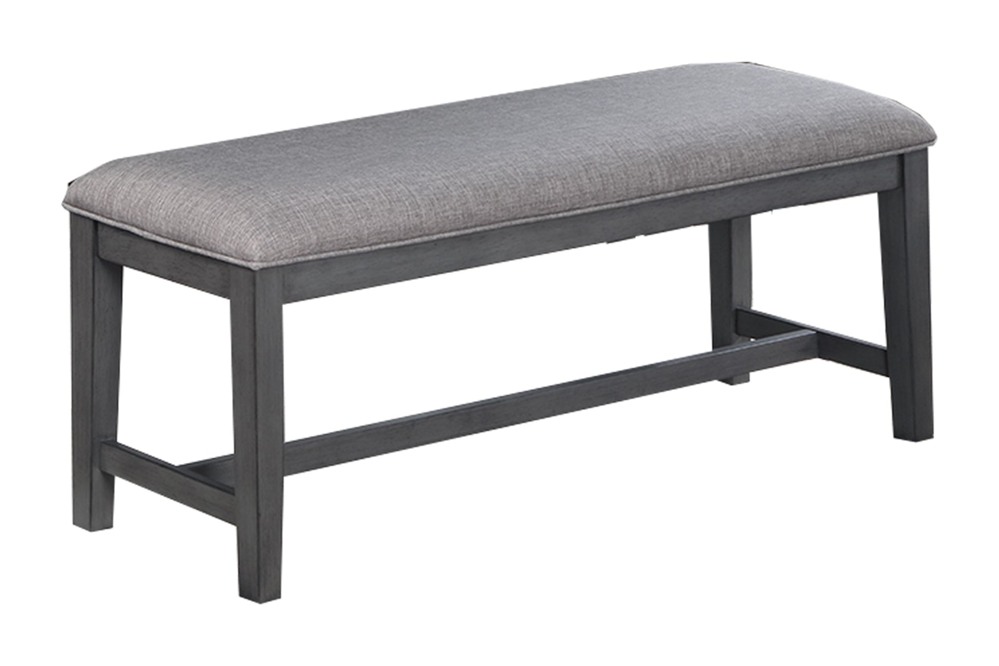 Dining Room Furniture Gray 6Pcs Set Dining Table 4X Side Chairs A Bench Rubberwood Unique Design Back Chair Gray Wood Dining Room Bench Seating Rectangular Dining Table With Chair And Bench Wood