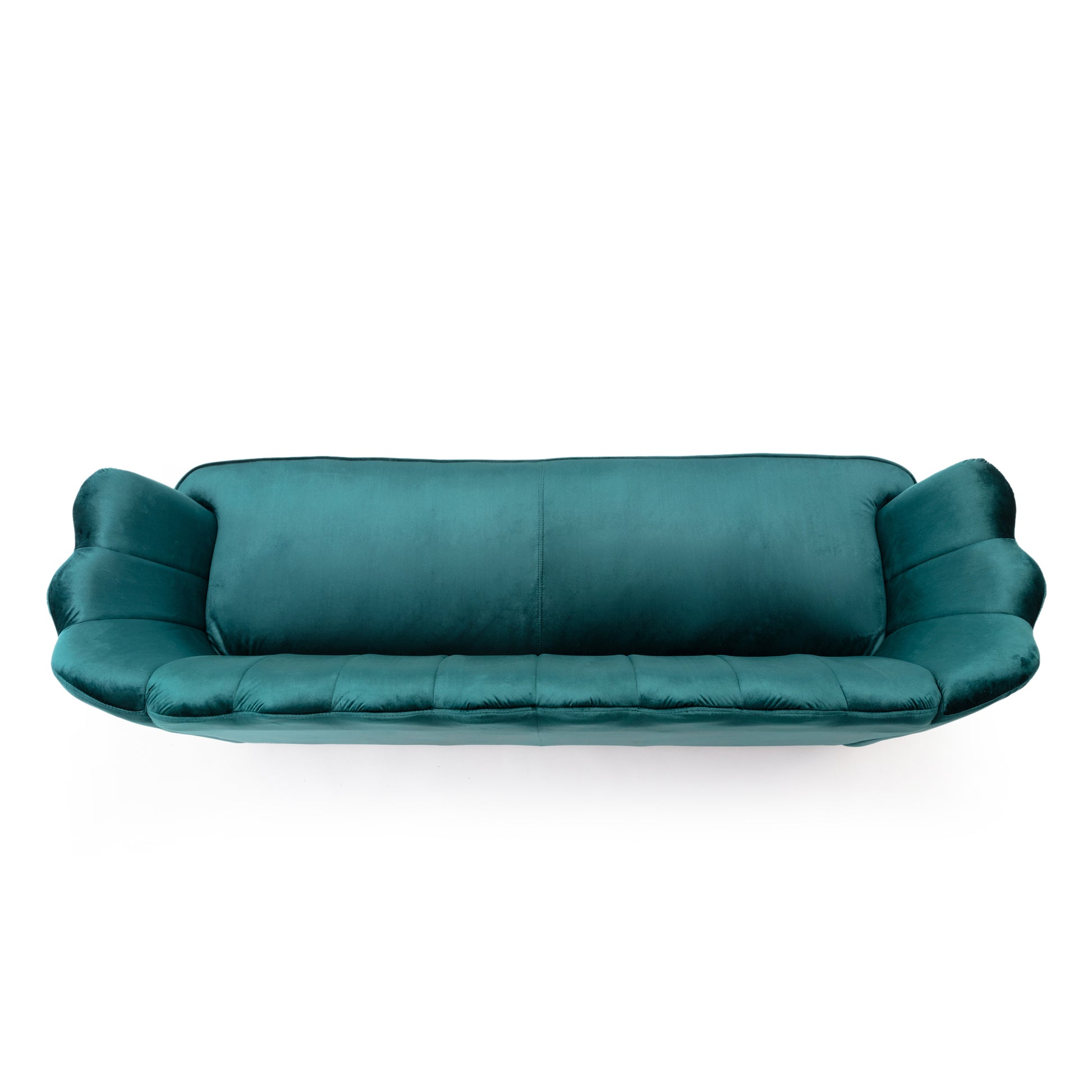 3 Seater Sofa Teal Velvet