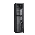 3 5 Safes For Home Rifles And Pistols With Inner Cabinet And Adjustable Shelf Black Steel