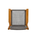 Braided Dining Chair Dark Grey Dark Grey,Teak Acacia Wood,Rope
