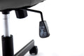 Armless Office Desk Chair With Wheels: Pu Leather Cross Legged Wide Chair,Comfortable Adjustable Swivel Computer Task Chairs For Home,Office,Make Up,Small Space,Bed Room Smoke Grey Antique Fiber Foam And Polyester Fiber Pad Pvc