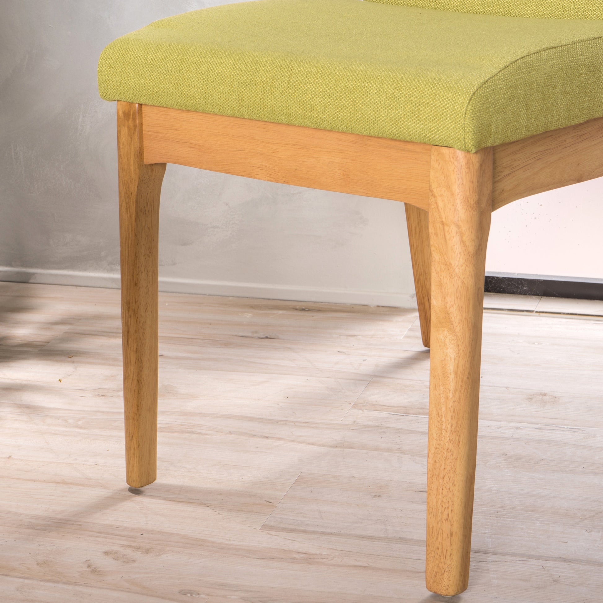 Dining Chair Green Fabric