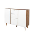 Sideboard Buffet Cabinet With 3 Drawers & 2 Doors,47.24