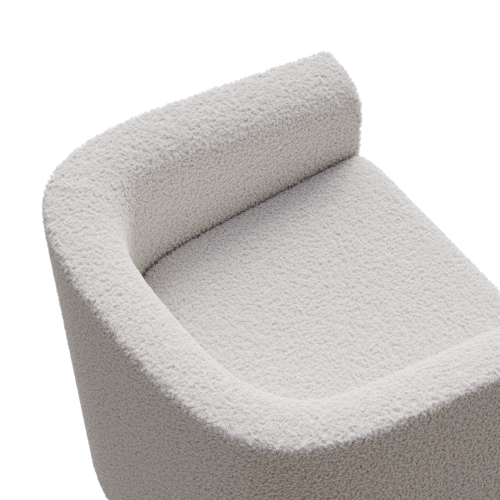 Accent Chair White Sofa Chair One Set, Modern Living Room Side Chair, Single Sofa Chair, Footstool With Storage, Suitable For Bedroom Office Reading Space, Study Cream White Cream White Foam Velvet