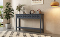 Rustic Entryway Console Table, 60