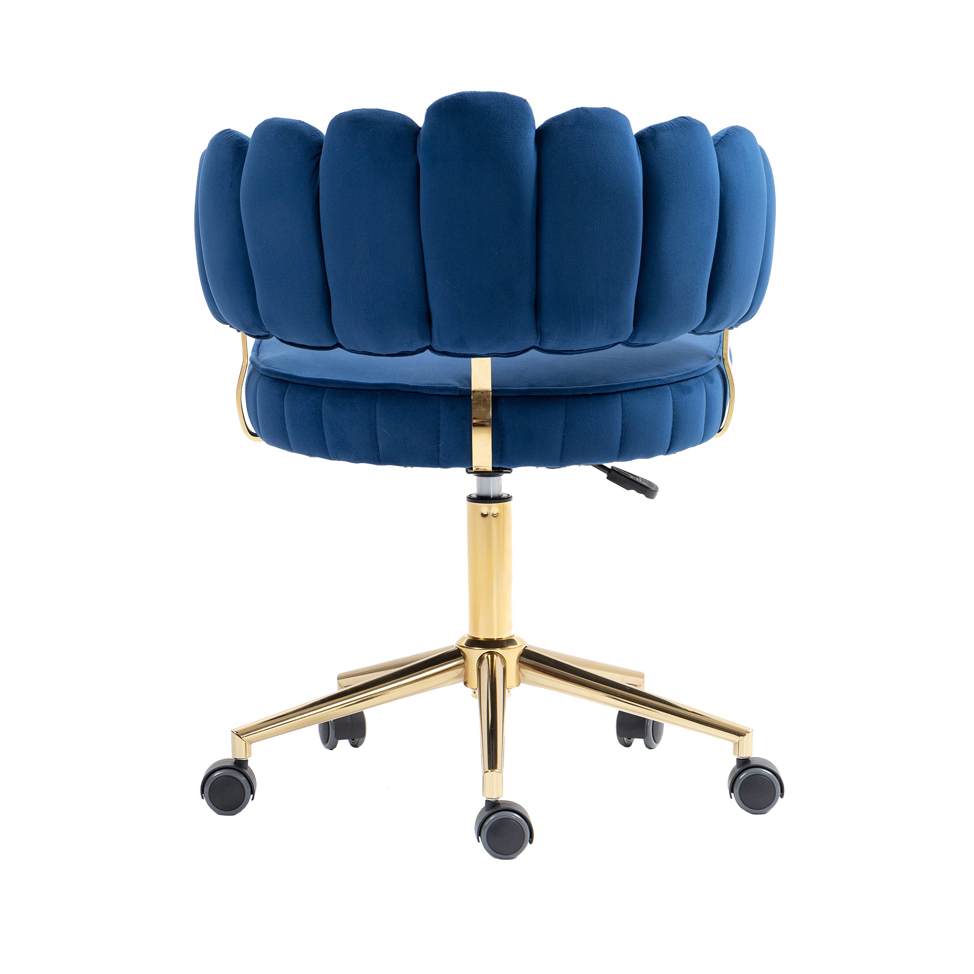 Coolmore Velvet Home Office Desk Chair, Modern Cute Computer Chair, Wheels Swivel Height Adjustable Swivel Task Chair For Home Office Navy Velvet Navy Primary Living Space Foam Velvet