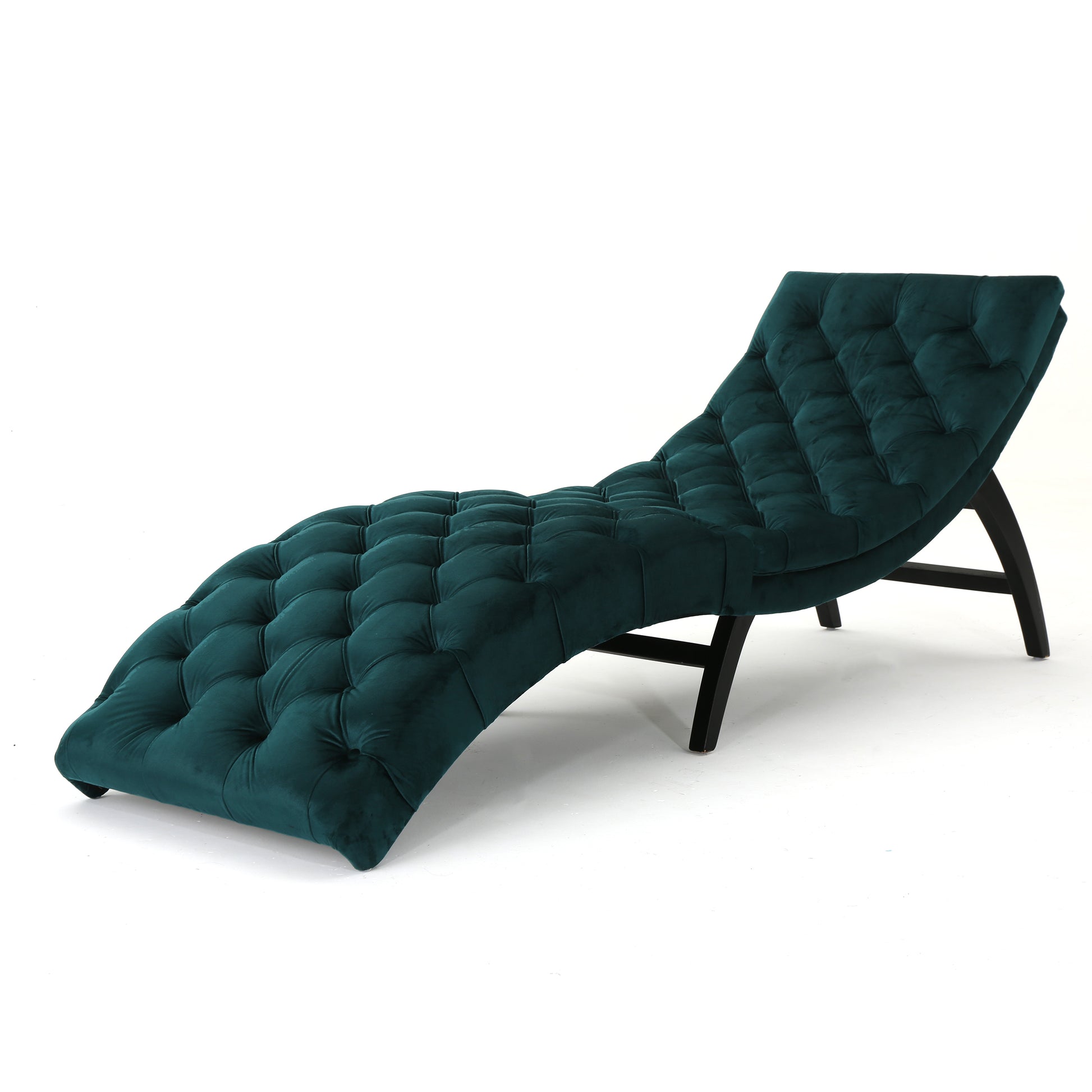 Chaise Lounge Teal Altay Velvet