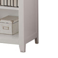 White 2 Shelf Bookcase 2 Or Less White White Standard Horizontal Primary Living Space Closed Back Wood Pine