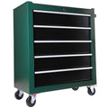 5 Drawers Rolling Tool Chest,Tool Cabinet On Wheels With Keyed Locking Stem And Drawer Liners,Tool Chest With Link Buckle And Can Be Combined To Large Cabinet Set,For Warehouse,Garage Green Steel