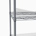 5 Tier Heavy Duty Adjustable Shelving And Racking, 300 Lbs. Per Wire Shelf, With Wheels And Shelf Liners, For Warehouses, Supermarkets, Kitchens, Etc. 59.45 