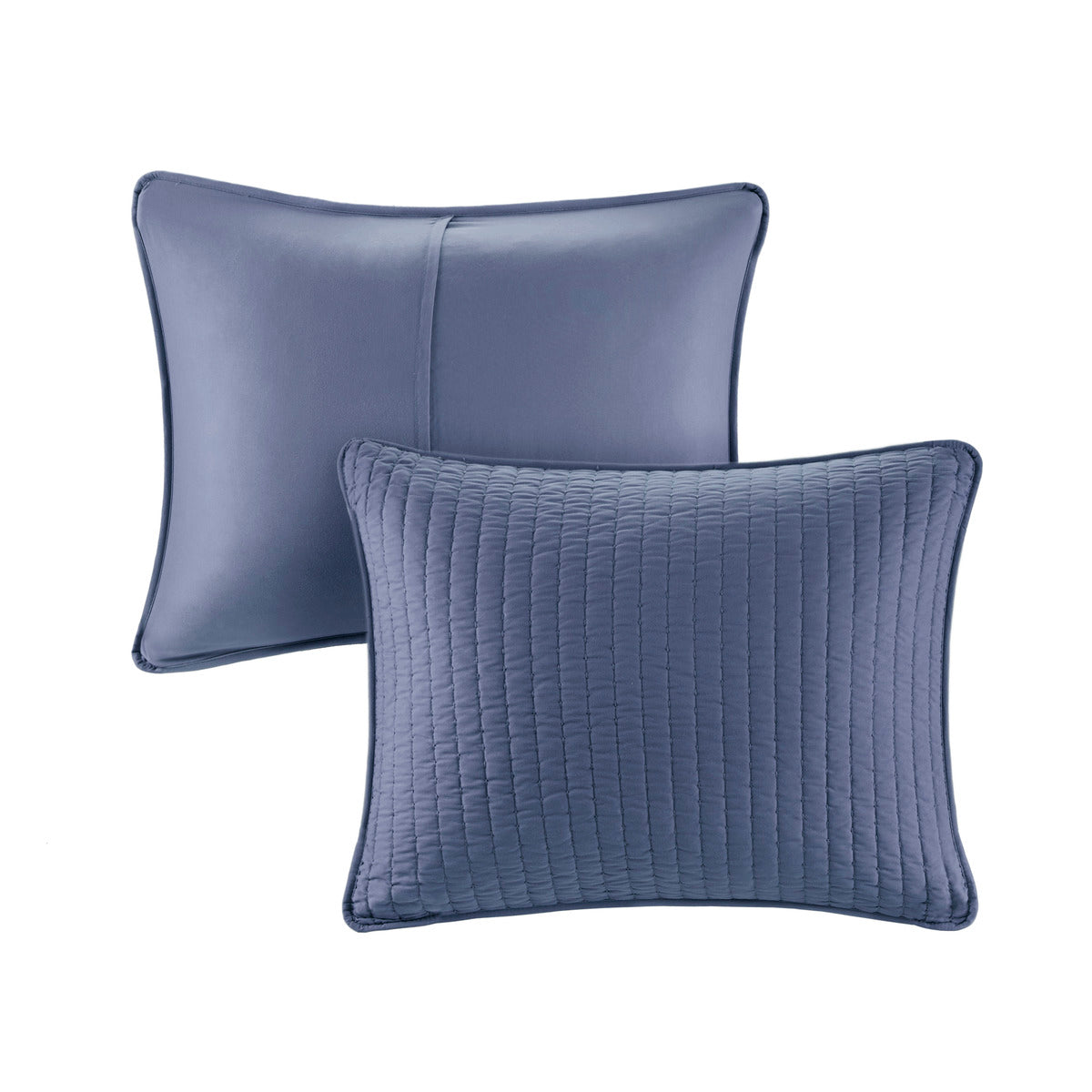 2 Piece Quilt Set Navy Twin Twin Xl Twin Navy Cotton