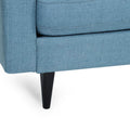 3 Seater Sofa Blue Fabric 3 Seat