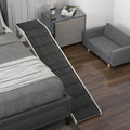 Pawhut Dog Ramp For Bed, Pet Ramp For Dogs With Non Slip Carpet And Top Platform, 74