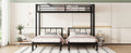 Twin Over Twin & Twin Bunk Beds For 3, Twin Xl Over Twin & Twin Bunk Bed Metal Triple Bunk Bed, Black Black Metal