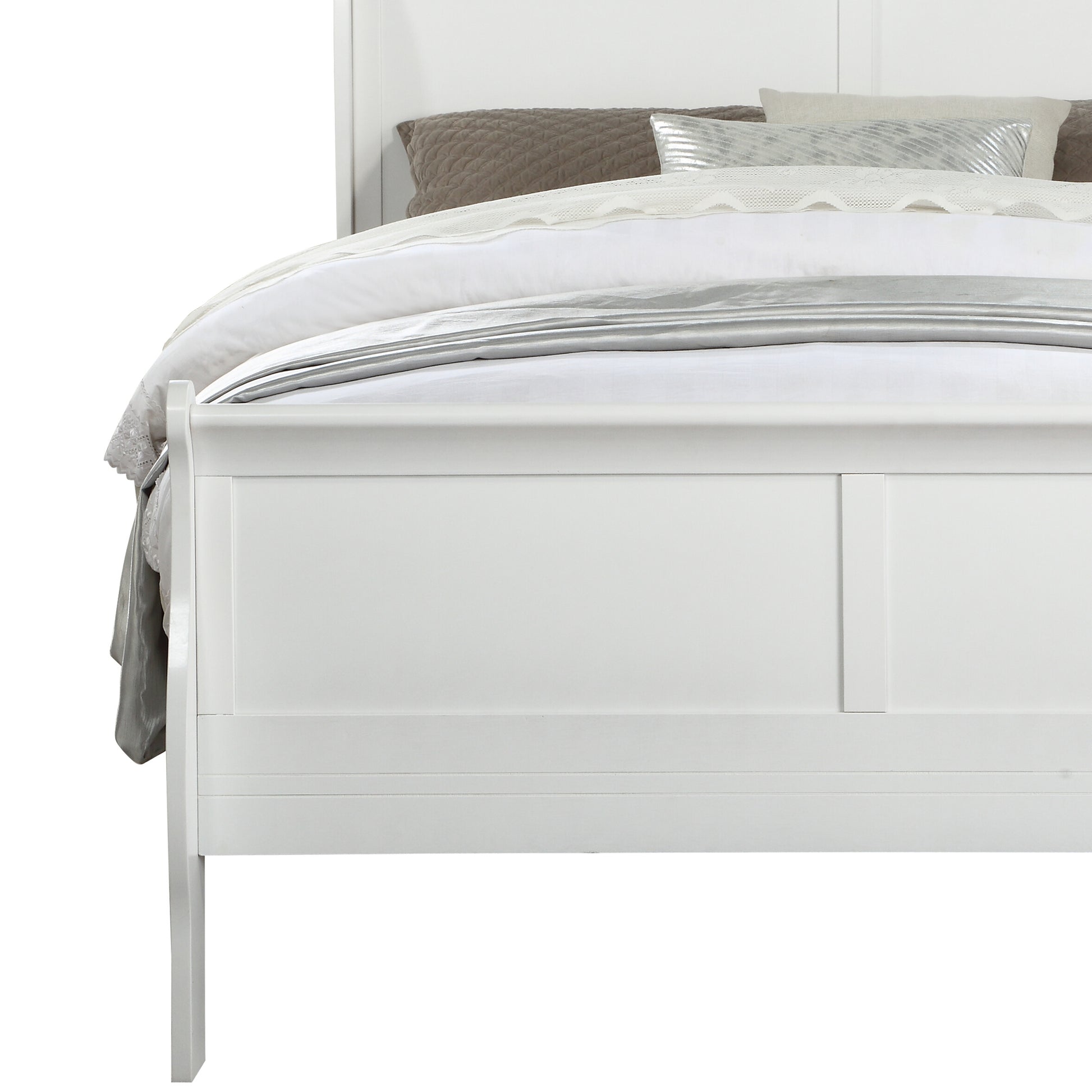 White Twin Bed Box Spring Required Twin White Wood Bedroom Contemporary Pine Sleigh Wood