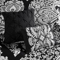 6 Piece Printed Duvet Cover Set Queen Multicolor Polyester