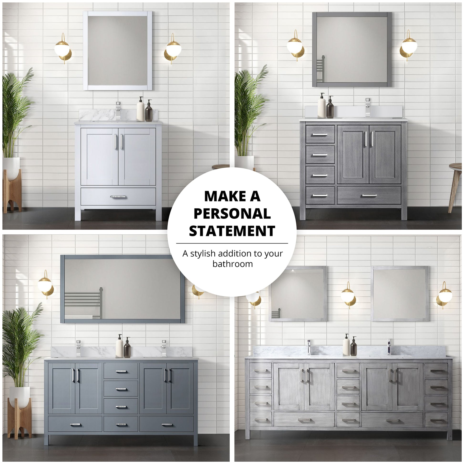 Dark Grey Double Bath Vanity 84 In. W X 22 In. D, White Quartz Top, And Faucet Set Dark Grey Plywood Wood