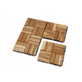 30 Pcs Interlocking Deck Tiles Checker Pattern, 12