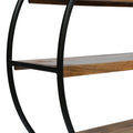Round Shelf Natural Wood