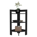 Riga Corner 3 Tier Shelf Side Table 31.7