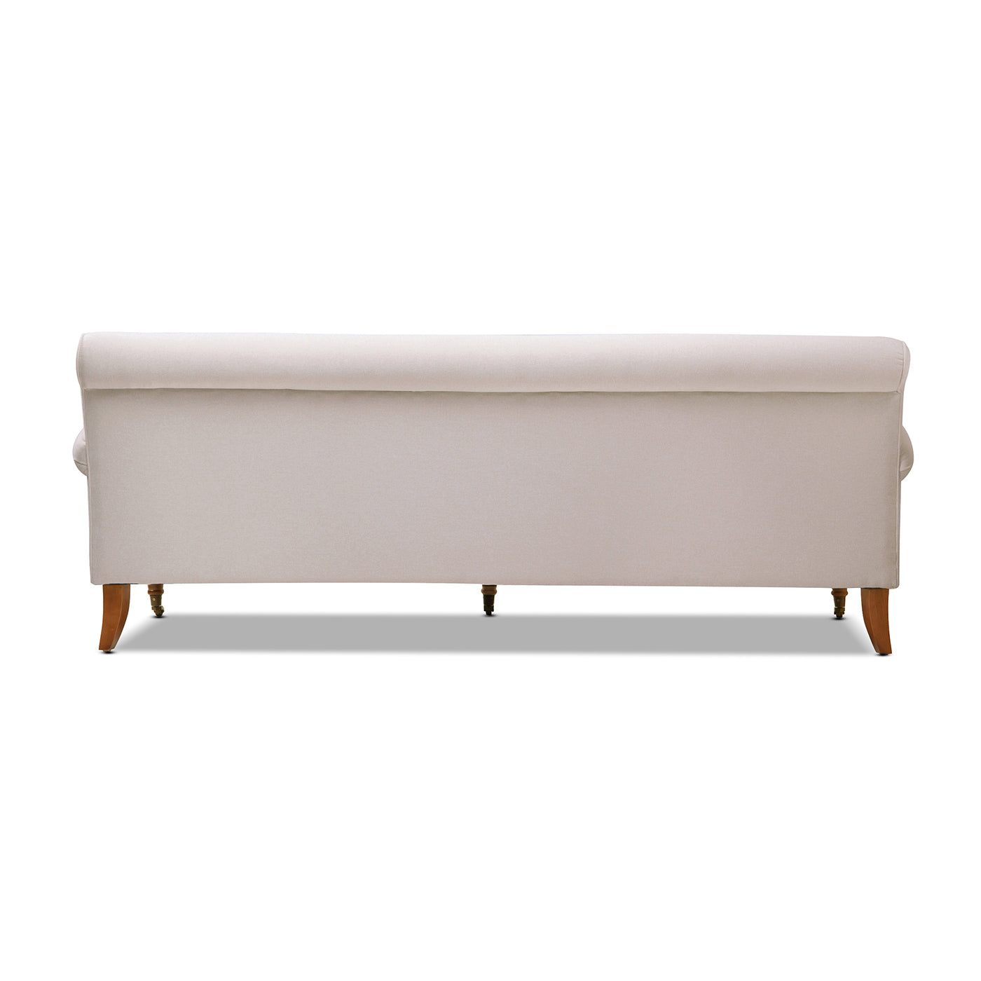 Alana Lawson Three Cushion Tightback Sofa, Sky Neutral Beige Polyester Beige Foam Polyester 3 Seat