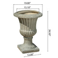 Italian Urn Antique Green Magnesium Oxide