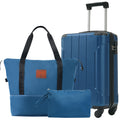 Hardshell Luggage Sets 3 Piece Carry On Suitcases With Wheels, Tsa Lock For Men Women, Blue 20In Blue Abs