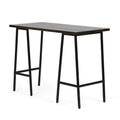 Console Table Brown Metal & Wood