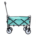 Minimeetall Strap Collapsible Foldable Wagon Cart With Strapping System, Beach Wagonutility Cartutility Wagon Grocery Cart For Camping Shopping Sports Gardeing Fishing Supports 225Lbs Green Green