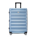 Hardshell Luggage Set 3 Piece, Durable Abs Pc Travel Suitcase With Spinner Wheels For Men Women 20 24 28 Inch Blue Abs Pc