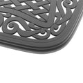 Cushions In Random Colors 7 Piece Set Of Cast Aluminum Patio Furniture With Cushions Yes Dining Set Off White Black Seats 6 Rust Resistant Frame Water Resistant Cushion Garden & Outdoor Complete Patio Sets Aluminium