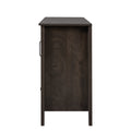 Drawerdresser Cabinet,Barcabinet,Buffetsideboard,Storagecabinet,Buffet Server Console Tablestorge,Changhong Glass Door,Toughened Glass Shelf,Fordining Room,Living Room,Kitchenhallway,Color:Gray 5 Or More Spaces Gray Primary Living Space Built In Lighting