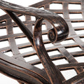 Tahoe Cast Bench Copper Aluminium