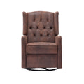 Coolmore Rocking Recliner Chair,360 Degree Swivel Nursery Rocking Chair,Glider Chair,Modern Small Rocking Swivel Recliner Chair For Bedroom,Living Room Chair Home Theater Seat Coffee Coffee Microsuede