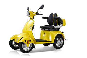 Fastest Mobility Scooter With Four Wheels For Adults & Seniors Yellow Abs Pc