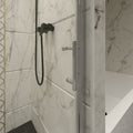 Shower Doors Chrome Tempered Glass