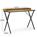 Console Table Natural Metal & Wood