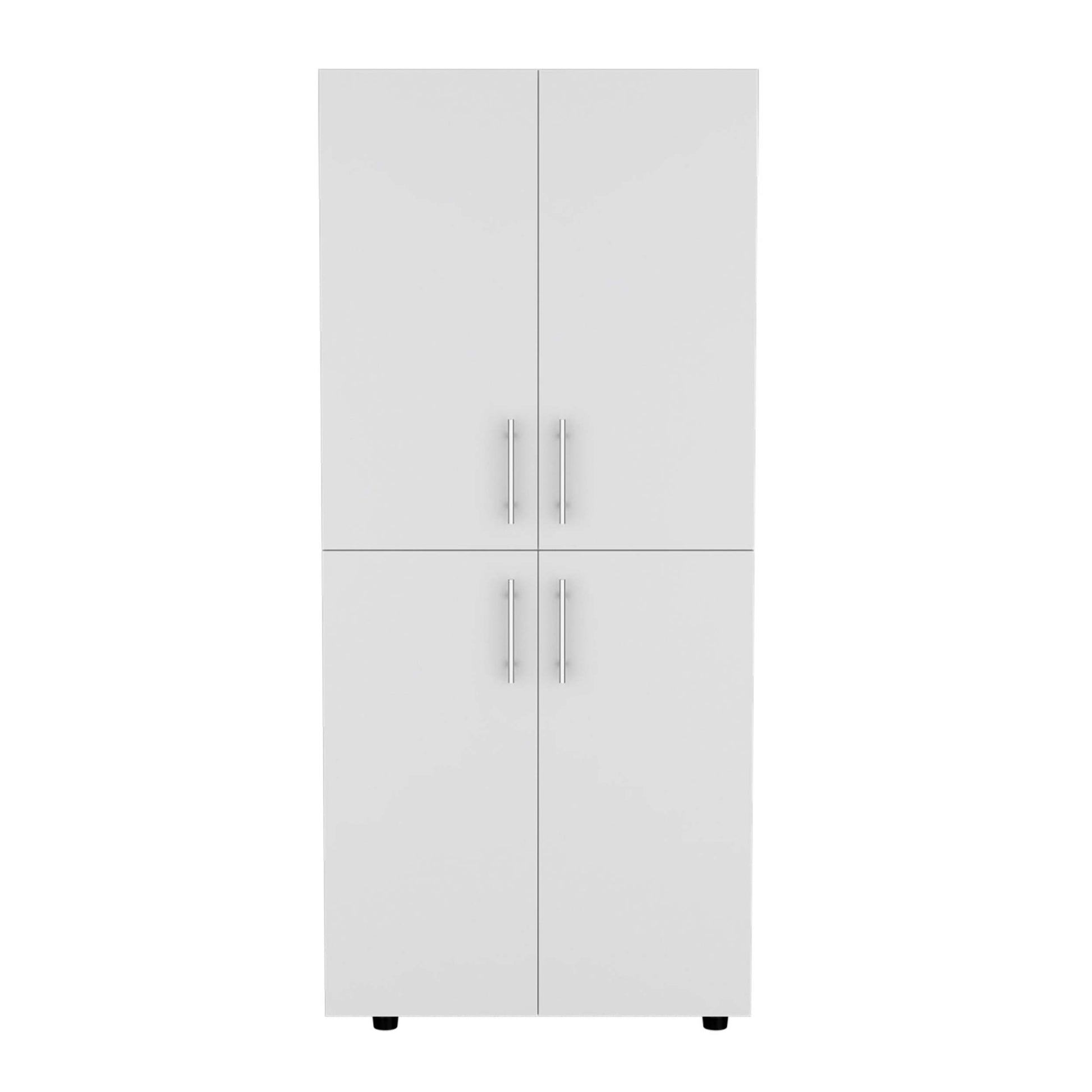 White 4 Door Armoire White Bedroom Melamine