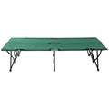 Outsunny 2 Person Folding Camping Cot For Adults, 50