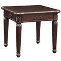 Espresso End Table With Turned Leg Espresso Espresso Primary Living Space Traditional Poplar Rectangular Wood