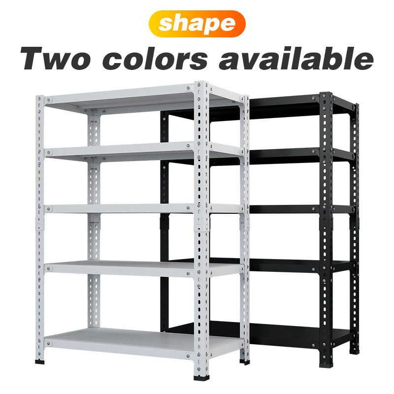Household Storage Rack, Adjustable Display Rack, Basement Balcony Storage Rack, Carbon Steel Storage Rack, 120Cm * 40Cm * 180Cm, Five Floors Black 5 Black Etagere Primary Living Space Metal Contemporary Adjustable Shelves Carbon Steel