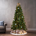 7' Noble Hinged Tree With 500 Clear Lights Ul,Dia:48