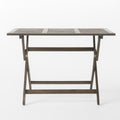 Positano 43.5'' Foldable Table Grey Acacia Wood