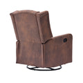 Coolmore Rocking Recliner Chair,360 Degree Swivel Nursery Rocking Chair,Glider Chair,Modern Small Rocking Swivel Recliner Chair For Bedroom,Living Room Chair Home Theater Seat Coffee Coffee Microsuede